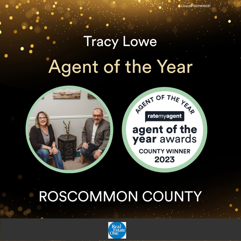 The Team Lowe is honored to accept Agent of The Year Roscommon County Awards and Top 10 State Of Michigan 2023