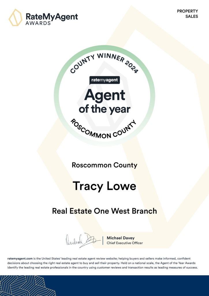 The Team Lowe is honored to accept Agent of The Year Awards Roscommon County 2024