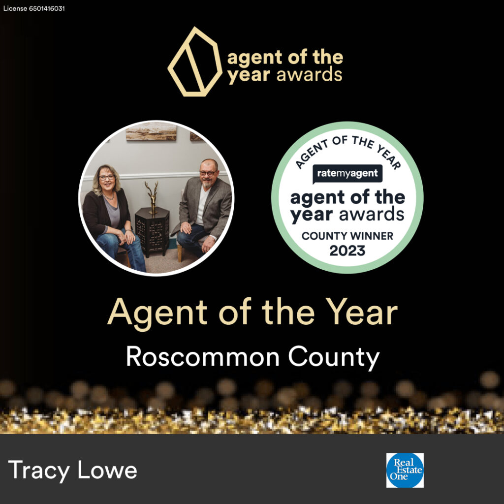 The Team Lowe is honored to accept Agent of The Year Roscommon County Awards and Top 10 State Of Michigan 2023