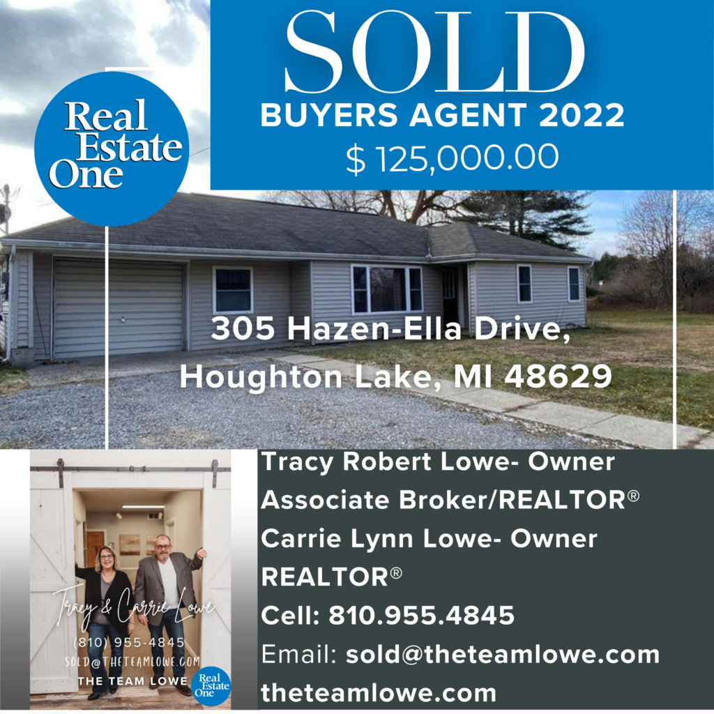 Sold Listing at 305 Hazen-Ella Drive, Houghton Lake, MI 48629