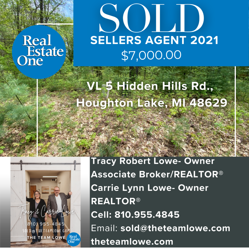 Sold Listing at VL 5 Hidden Hills Road, Houghton Lake, MI 48629