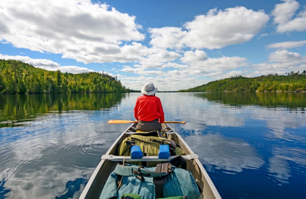 Boating on Higgins Lake